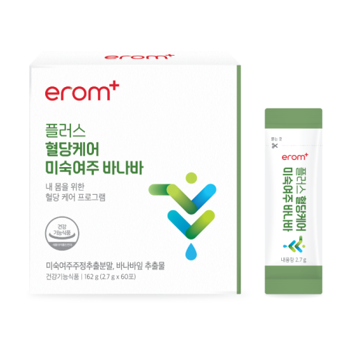 Erom Gluco Control Bitter Melon Banaba Leaf (이롬 혈당케어 미숙여주 바나바) 60 Stick Sachets